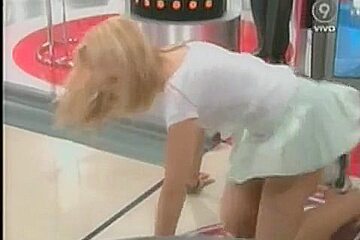 Hot blonde whores bowling and showing...