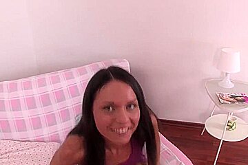 Nataly After Sex In Butt Swallows Cum...