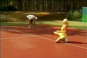 Her Tennis Instructor...