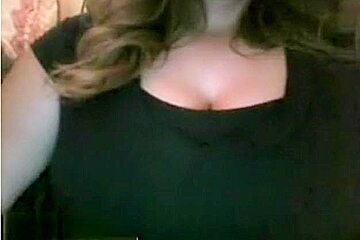 Amazing omegle girl shows huge tits...