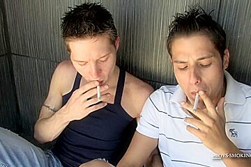 Boys smoking...