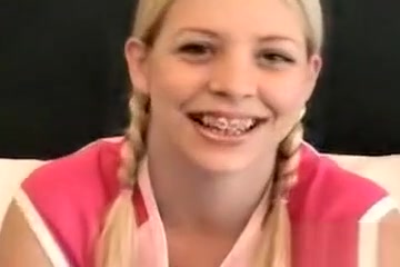 Cum On Young Girl Braces...
