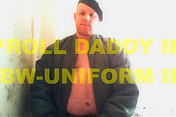Daddy in bw uniform ii...