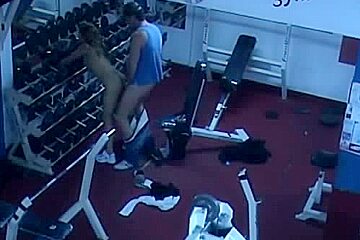 Gym On A Spy Cam...