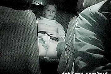 Older taxi driver fucking teen nub on voyeur camera