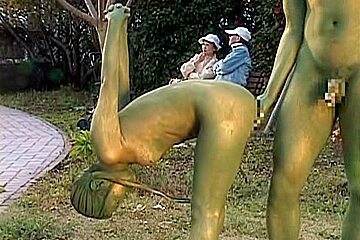Japanese Statue Fuck Porn - Cosplay Porn: Public Painted Statue Fuck part 2 | Upornia.com