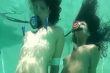 And Drea Morgan Bound Duo Under Water...