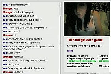 Angel plays my version omegle game...