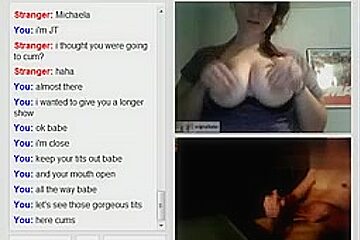 Omegle Pleasure With Curvy Babe...
