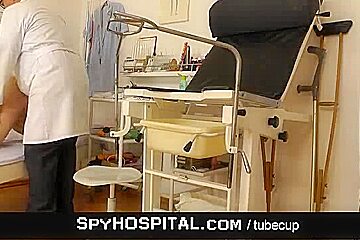 Hot Pussy Caught On Old Gynocologist Spy Cam...