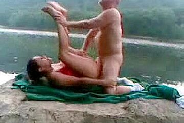 Adult Lady In Sexy Dress Was Hardcore Penetrated Beach...