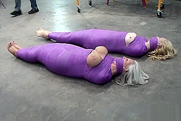 Purple mummies...