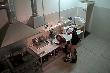 Hidden Sex In The Kitchen...