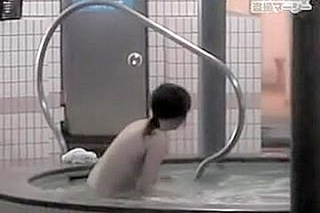 Asian women wet showers clip...