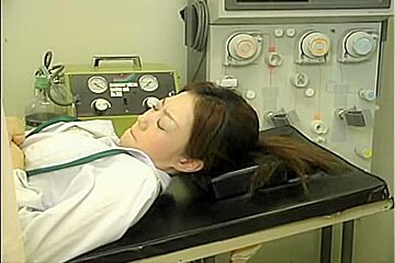 Japanese Teenage Minx Reached A Wet Orgasm In A Clinic...