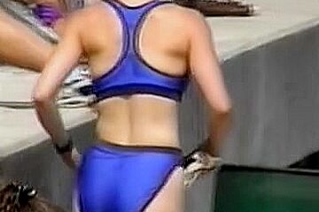 Blue bikini panty of the 06zn...
