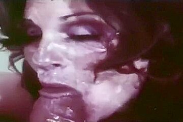 Vintage Bbc Facial On Nympho Wife...