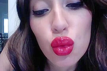 Sexy Lipstick Porn - Sexy girl with Red Lipstick | Upornia.com