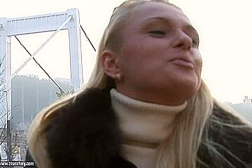 Ivana Sugar Poses And Demonstrates Her Secrets In Public Places...