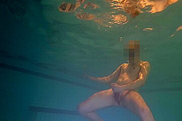 Underwater Pool Naked Swim...