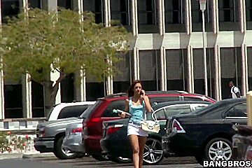 Teen Latina Milah Gets Lured In A Car For Money...