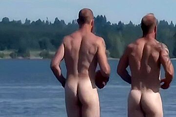 Nude beach sport...