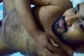 Black fat small cock hairy guy...