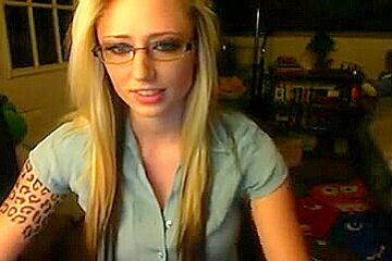 Hot Golden Haired On Web Camera...