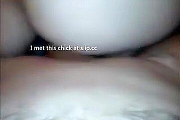 Giant cock in palpitating snatch creampie...