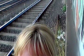 On A Rail Tracks Video...