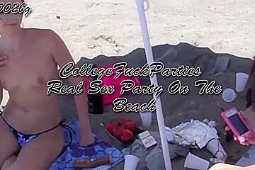 Real Sex Party On The Beach, Part 3