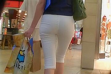 Hot Tight Pants Caught On A Spy Camera...