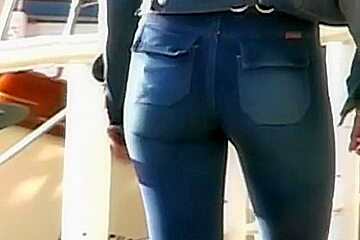 Extra Tight And Extra Sexy Jeans Seeking Attention...