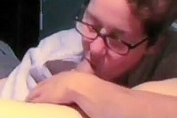 My Wife Sucking My Cock While Wearing Her Glasses What Do You Think...