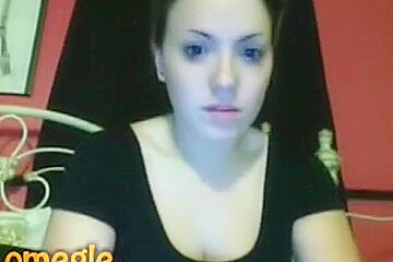 Girl Sees A Dick On Omegle Cant Resist Her Hormones And Masturbates...