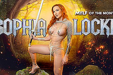 Sophia Locke In January Spotlight: Busty Maiden Is Ready For Battle