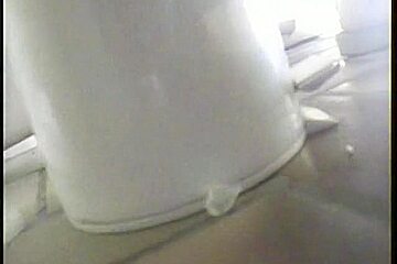 Toilet hidden camera exposing this female pissing