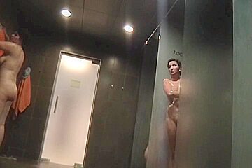 I Recorded That Sexy Babe With Orange Towel Spy Camera...