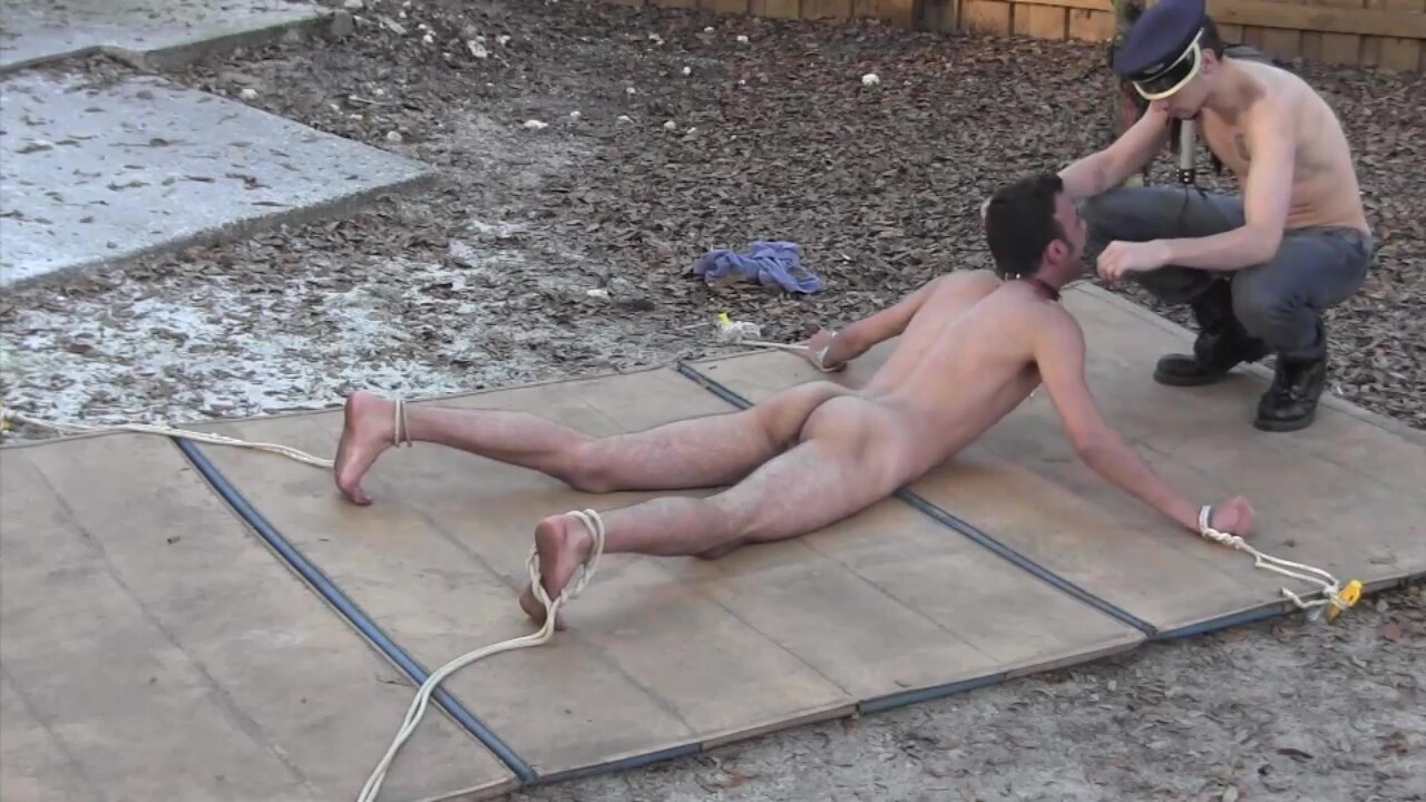 Tied Down Part ***gay sex with blowjob