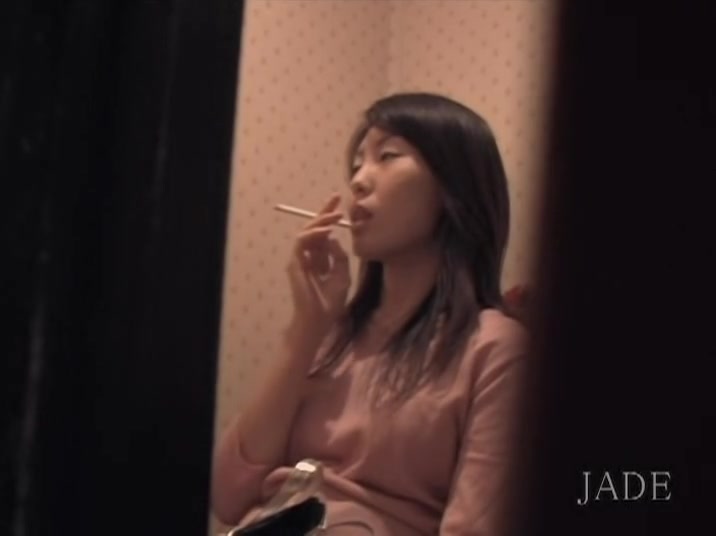 Spy cam caught a spicy Japanese babe masturbating in the toilet